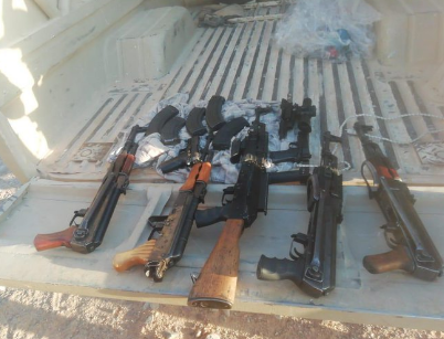 الاحتلال يضبط كمية كبيرة من الأسلحة قرب الحدود الأردنية - الفلسطينية